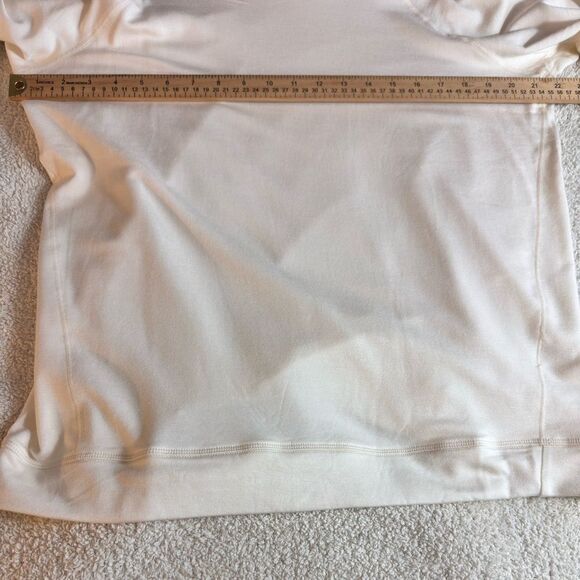 Alala Fleece Pullover Sweatshirt Womens Size Large Bone Funnel Neck pullover - Picture 11 of 15